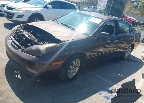 2002 Lexus Es 300 from USA, damaged, VIN JTHBF30G720048988